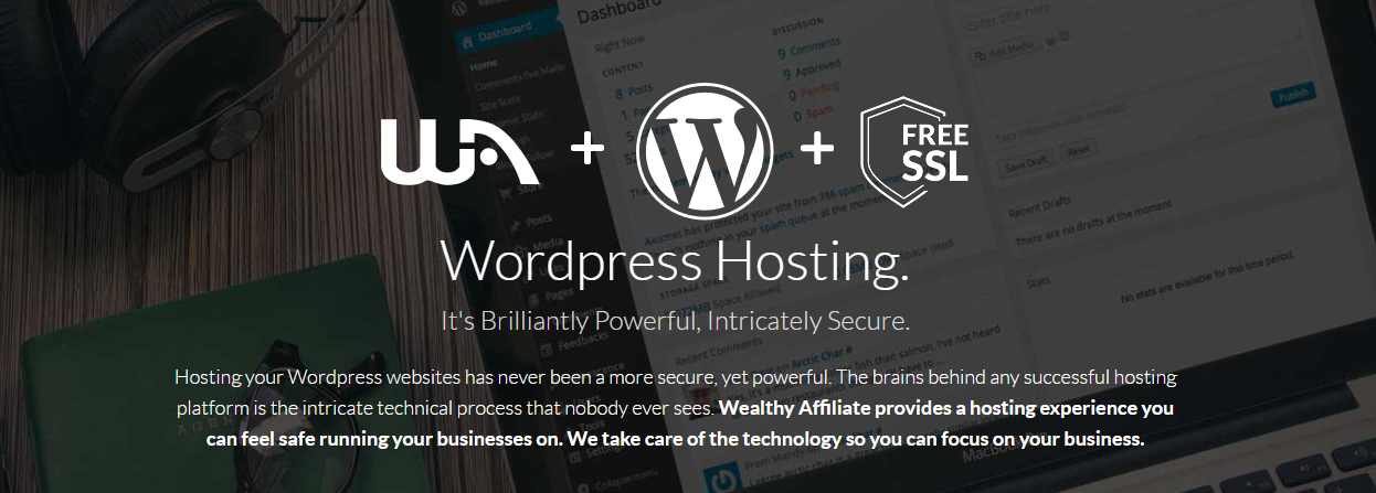 Wealthy Affiliate Hosting and security