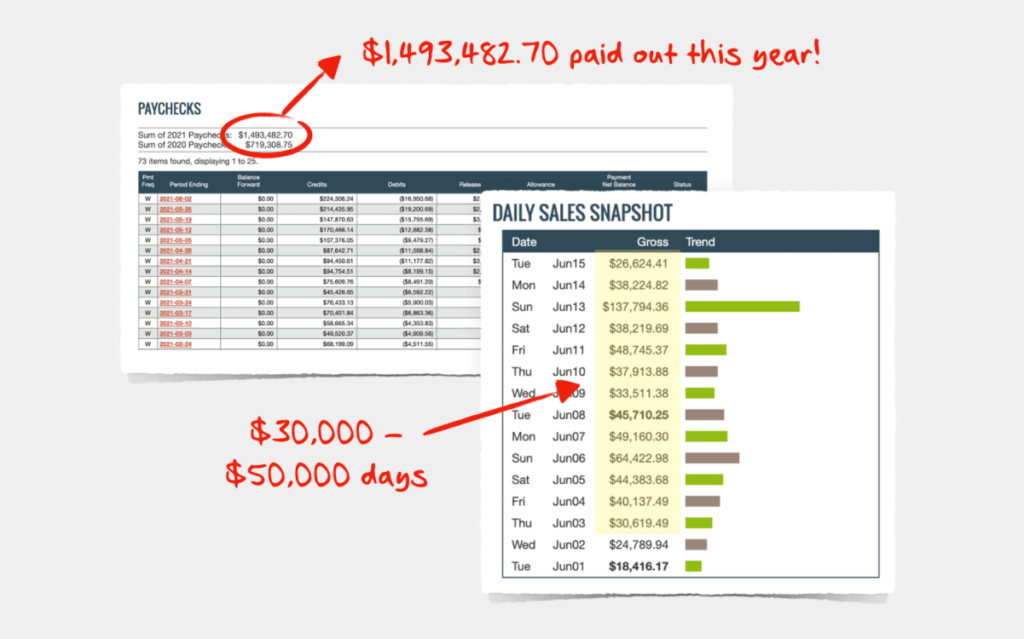 Affiliate Millionaire proof of income